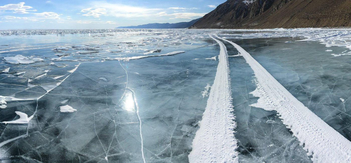 Sykling på Bajkalsjøen